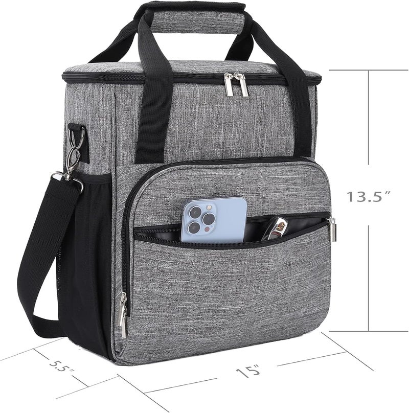 COVERQUE Coffee Maker Carring Bag for Keurig K-Slim/K-Express/K-Iced/Ninja PB041ST/Ninja PB051, Water Resistant Carry Case for Travel, Grey - Image 5